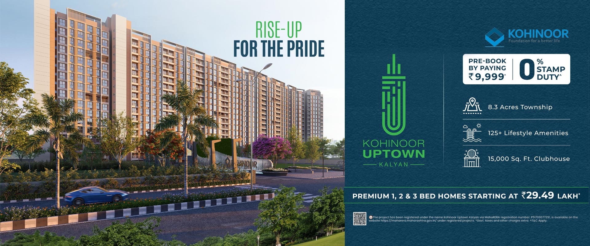 Kohinoor Uptown project - Premium 1 & 2 BHK Homes for a Luxurious Lifestyle